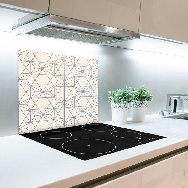 Tagliere in vetro Sfondo geometrico 60x52 cm