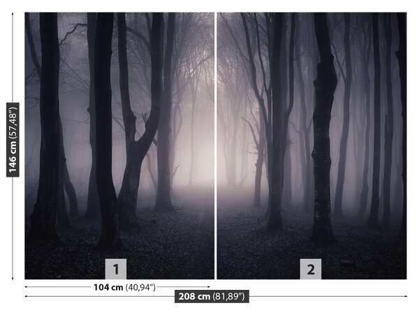 Carta da parati Foresta oscura 104x70 cm
