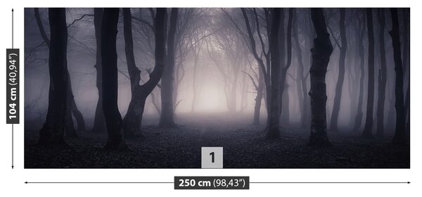 Carta da parati Foresta oscura 104x70 cm