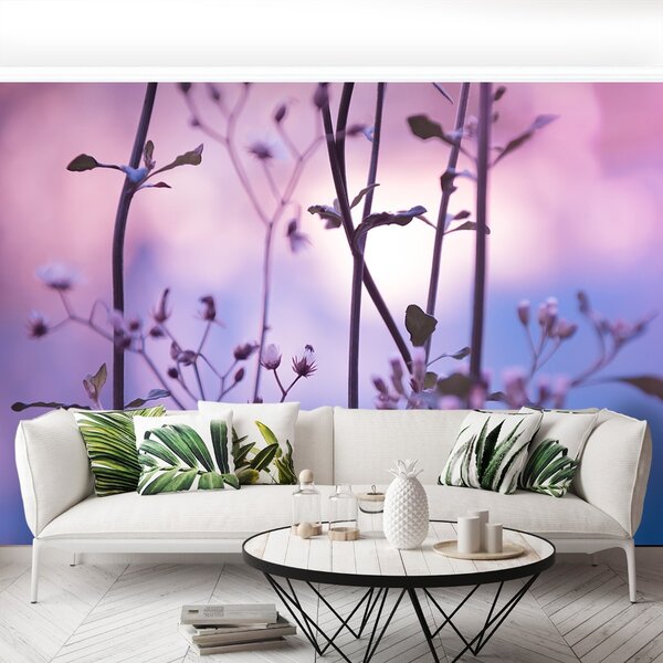 Carta da parati Gemme viola 104x70 cm