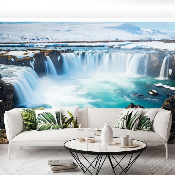 Carta da parati Goddafoss Waterfall 104x70 cm