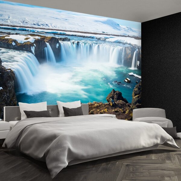 Carta da parati Goddafoss Waterfall 104x70 cm