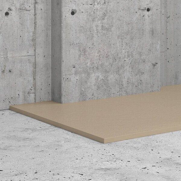 KAMALU - Piatto doccia pietra 80x100 colore tortora | KAM-CP100