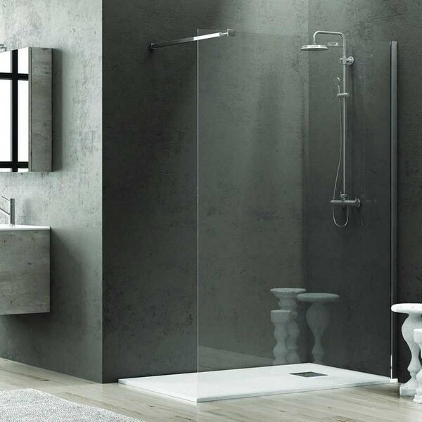 Kamalu parete doccia walk in 120 cm kw1000