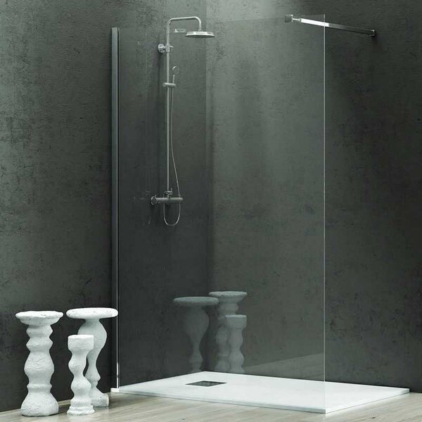 Kamalu parete doccia walk in 120 cm kw1000