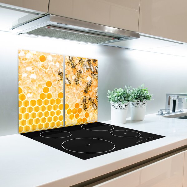Tagliere in vetro Api funzionanti 60x52 cm