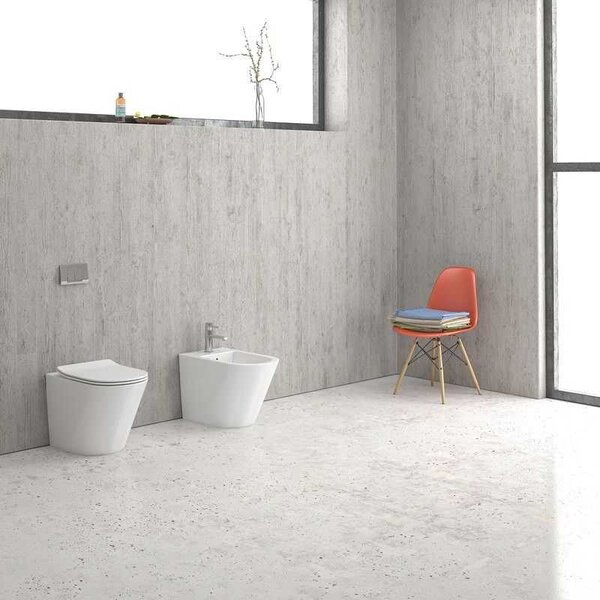 Kamalu sanitari filomuro con sedile soft close | klea-tf