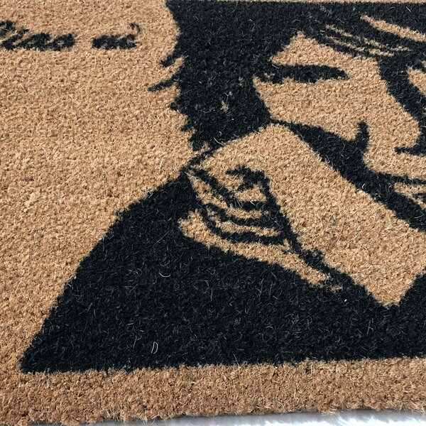 Zerbino in cocco naturale Renato Zero "Ciao ni" cm 80x50