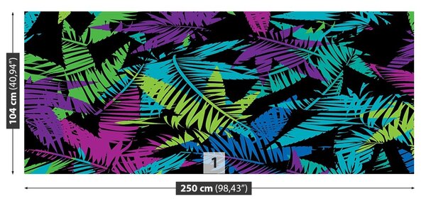 Carta da parati Foglia tropicale 104x70 cm