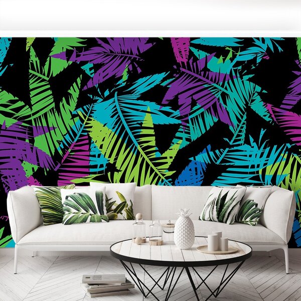 Carta da parati Foglia tropicale 104x70 cm