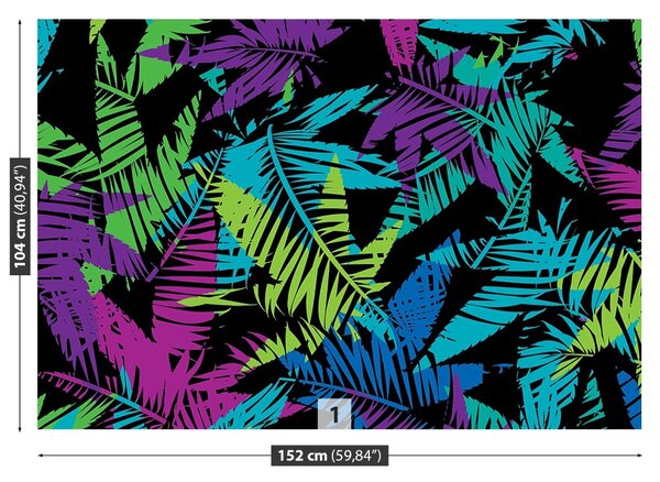 Carta da parati Foglia tropicale 104x70 cm