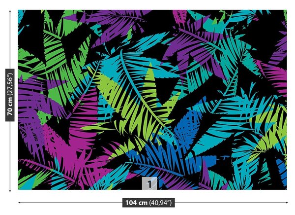 Carta da parati Foglia tropicale 104x70 cm