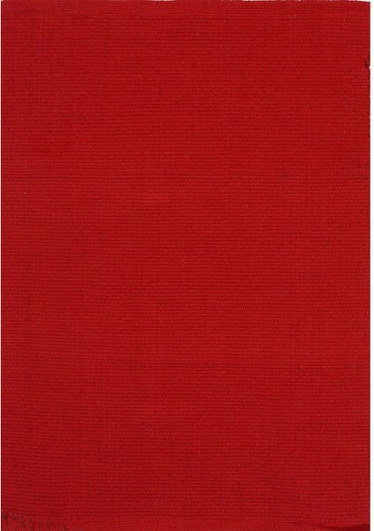 Tappeto arredo in cotone 100% Unito Sobel Rosso 50X80
