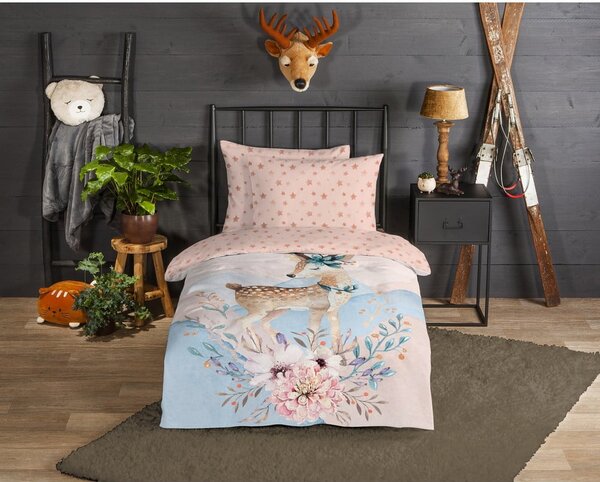 Biancheria da letto per bambini in flanella per letto singolo 140x200 cm Josy - Good Morning