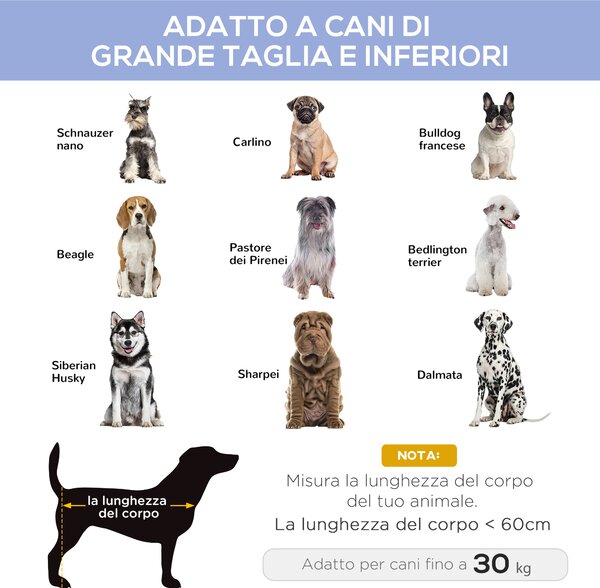 PawHut Letto per Cani, Cuccia Rialzato Per Cani fino 31.8kg, Campeggio, Impermeabile - 91.5x76.2x18 cm|Aosom