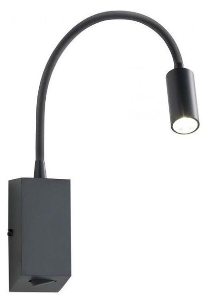 Redo 01-1194 - LED Lampada flessibile piccola HELLO LED/3W/230V nera