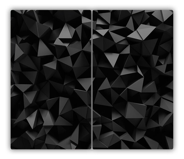 Tagliere in vetro Astrazione 3D 60x52 cm