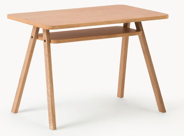 Scrivania per bambini in legno di quercia Growing Green