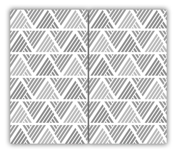 Tagliere in vetro Sfondo geometrico 60x52 cm