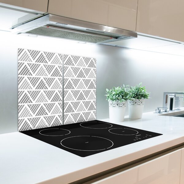 Tagliere in vetro Sfondo geometrico 60x52 cm