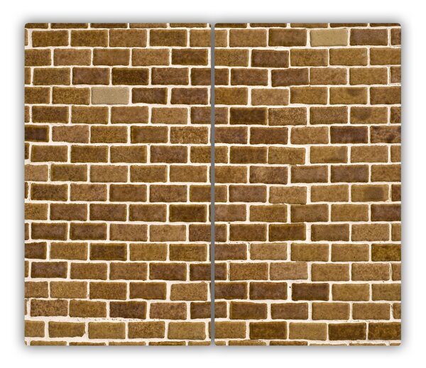 Tagliere in vetro temperato Muro di mattoni 60x52 cm