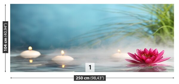 Carta da parati Candele di Lotos 104x70 cm