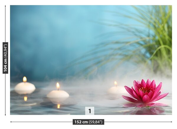 Carta da parati Candele di Lotos 104x70 cm