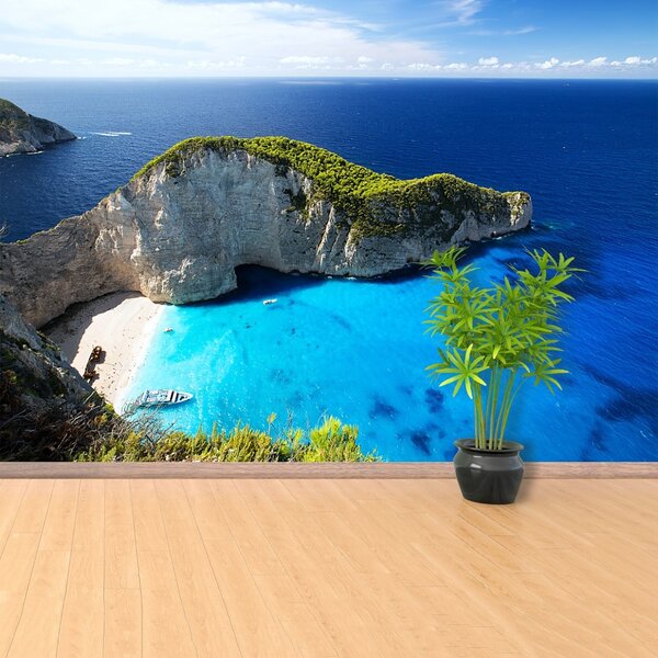 Carta da parati Spiaggia navagio 104x70 cm