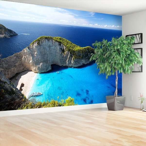 Carta da parati Spiaggia navagio 104x70 cm