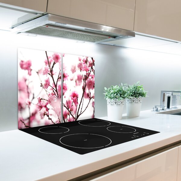 Tagliere in vetro Fiore di prugna 60x52 cm