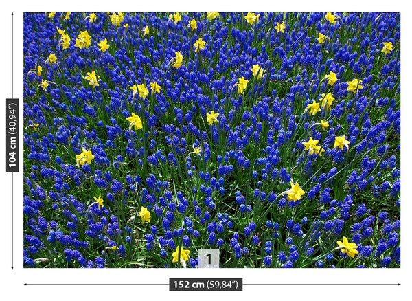Carta da parati Fiori di lupino 104x70 cm