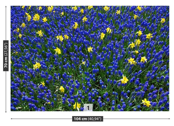 Carta da parati Fiori di lupino 104x70 cm