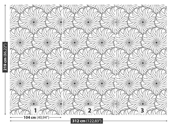 Carta da parati Pattern floreale 104x70 cm