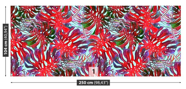 Carta da parati Monstera Hole 104x70 cm
