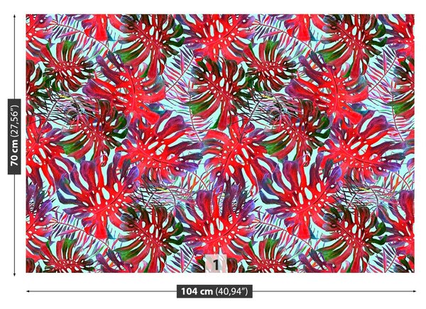 Carta da parati Monstera Hole 104x70 cm