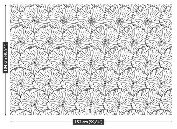 Carta da parati Pattern floreale 104x70 cm