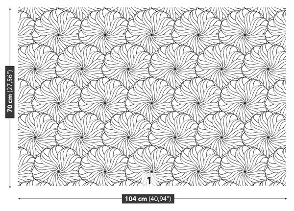 Carta da parati Pattern floreale 104x70 cm