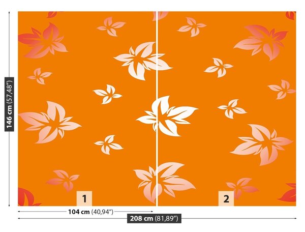 Carta da parati Pattern floreale 104x70 cm