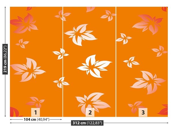 Carta da parati Pattern floreale 104x70 cm