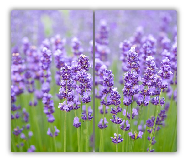 Tagliere in vetro temperato Lavanda 60x52 cm