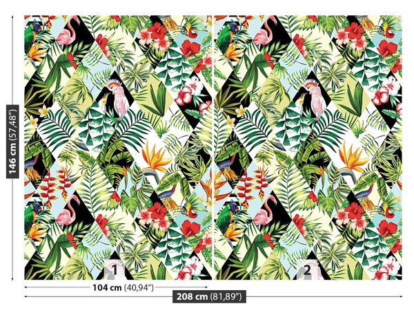 Carta da parati Mosaico esotico 104x70 cm