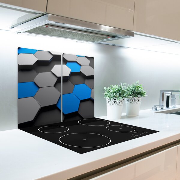 Tagliere in vetro Astrazione 3D 60x52 cm