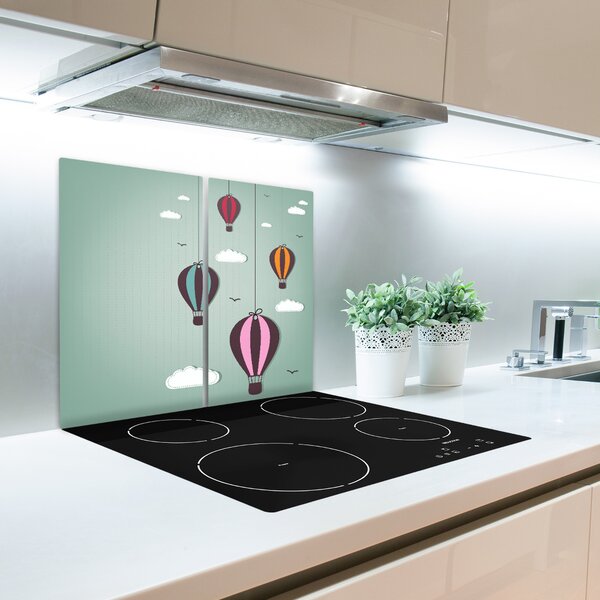 Tagliere in vetro Palloncini volanti 60x52 cm