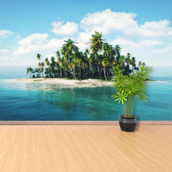 Carta da parati Ocean Island 104x70 cm