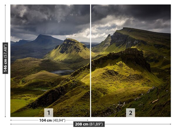 Carta da parati Quiraing Scotland 104x70 cm