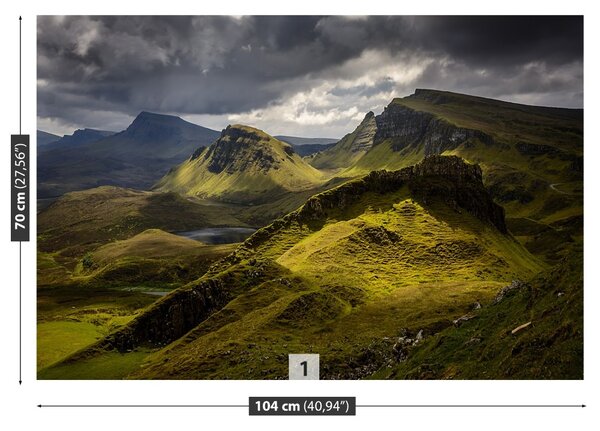 Carta da parati Quiraing Scotland 104x70 cm