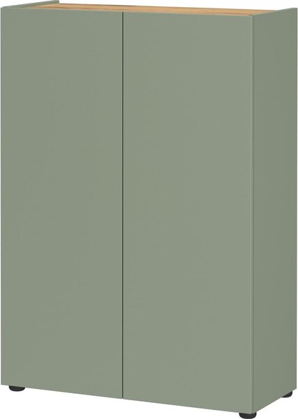 Armadietto color salvia con effetto rovere 74x105x33 cm Alviano – Germania
