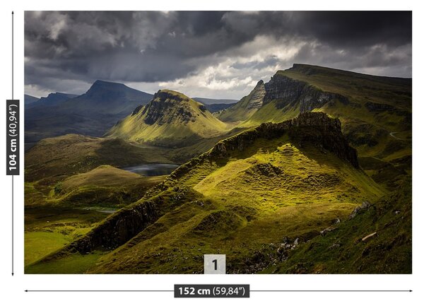 Carta da parati Quiraing Scotland 104x70 cm