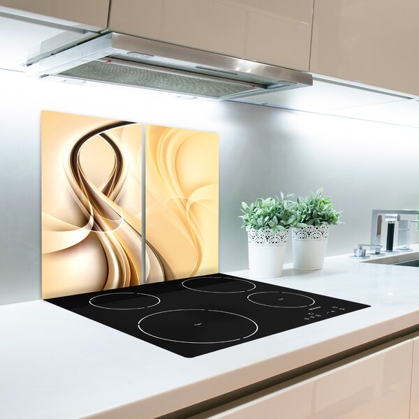 Tagliere in vetro Astrazione d'onda 60x52 cm