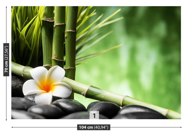 Carta da parati Bamboo Frangipani 104x70 cm